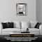 Head West 35" x 29" Oil Rubbed Antique Brushed Nickel Framed Wall Mirror